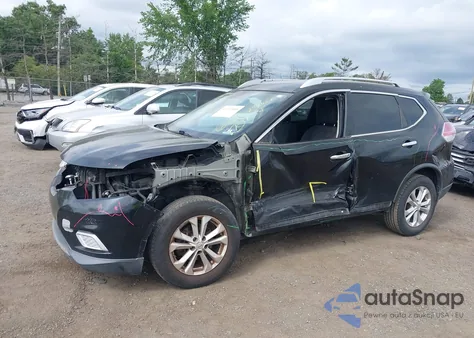 2015 Nissan Rogue Sv from USA, damaged, VIN KNMAT2MV4FP586814